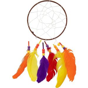 Fun Express Dream Catcher Craft Kit for Kids - Makes 12 Dream Catchers - Individually Packaged - DIY Crafts and Home Activities