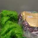 Christmas Halloween Green Santa Claus Costume Funny Santa Suit for Men Adult Cosplay Costume Xmas Outfit (Large)