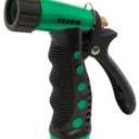 Dramm ColorStorm Premium Pistol Spray Nozzle – Heavy-Duty Adjustable Garden Hose Sprayer with Ergonomic Grip & Variable Water Patterns for Garden, Car, Deck, and Outdoor Cleaning – Green