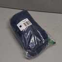 Aiyufeng Moga Navy Blue Shower Curtain - 3D Embossed Cloth Shower Curtain for Bathroom, Hotel Luxury Blue Bathroom Curtains, Machine Washable, Standard Size 72Wx78H