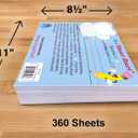 Teacher Created Resources Smart Start 1-2 Story Paper: 360 Sheets (TCR76543)