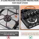 Stove Top Protector for Samsung Gas Range, Gas Stove Burner Liners for Samsung, Keep Stove Clean (2 pack)