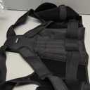 Vicorrect Posture Corrector for Women and Men: Back Brace Support - Shoulders Straightener Relieve Upper Back Pain (Black, Lar)