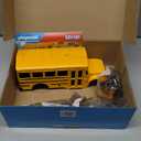 Playmobil School Bus with Accessories and 4 Figures