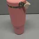 STANLEY IceFlow 2.0 Flip Straw Tumbler with Handle 30 oz | Twist On Lid and Flip Up Straw | Leakproof Water Bottle | Insulated Stainless Steel | BPA-Free | Pink Mesa