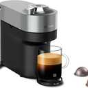 Nespresso Vertuo Pop+ Deluxe Coffee and Espresso Maker by Breville, Titan