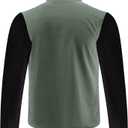 Men's Renaissance Costume, Pirate Shirt, Retro Lace-up Style for Medieval, Viking, Hippie and Halloween Cosplay (Green, XXL)