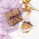 Ribbli Satin Ribbon 1/8 inch x Continuous 100 Yards, Thin Plum Ribbon Double Faced Use for Wedding Invitation Card, Gift Wrapping, Christmas Ornaments,Tag Decoration