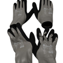 2 Pairs Waterproof Work Gloves for Cold Weather, Insulated Winter Freezer Work Gloves with Grip for Men & Women, Size M