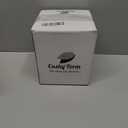 Large Half Moon Bolster Pillow for Legs, Knees, Lower Back and Head, Lumbar Support Pillow for Bed, Sleeping | Semi Roll for Ankle and Foot Comfort - Machine Washable Cover, White