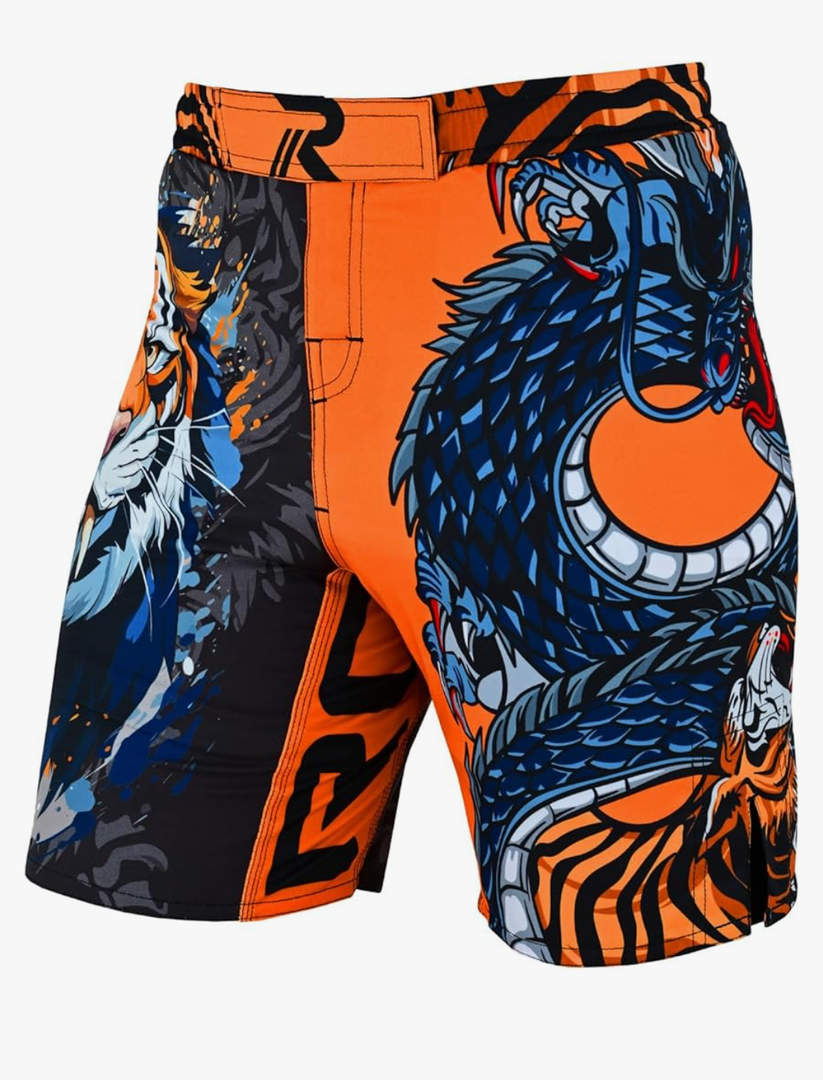 ROAR-INT Kids Mixed Martial Arts MMA Shorts BJJ Cross Training Gym Boxing Grappling Kickboxing Muay Thai Workout Shorts Medium