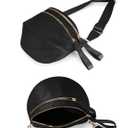 FEIBOON Spacious Nylon Crossbody Bag Bum Bag Handbags Wallets Purses Trendy Shoulder Bag for Women