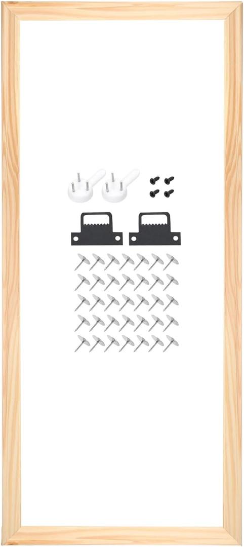 uxcell DIY Canvas Stretcher Bars, 28 x 12 Inch Canvas Frame Wooden Frames Kit Sturdy Stretcher Frames for Oil Paintings Prints Posters