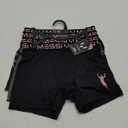 Messi BOYS 4PK STRETCH BOXER BRIEFS (Large, Pink)