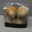 4PCS Gold Brown Velvet Christmas Ornaments Set  6 Inch Large Flocked Shatterproof Baubles for Xmas Tree Decoration, Hanging Ornaments for Holiday & Home Dcor (Gold, 6 Inch / 15 cm)