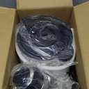 GANIZA Food Processors, Electric Chopper with Meat Grinder & Veggie Chopper - 2 Bowls with Powerful Copper Motor - Includes 2 Sets of Bi-Level Blades for Baby Food/Meat (Blue, 8 Cup+8 Cup)