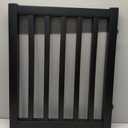 LZRS 3-Panel Wooden Free Standing Foldable Dog Gate Indoor 24" High,Step-Over Safety Pet Gate for Doorways, Stairs, Hallways, Indoor Dog Barrier for Small to Medium Dogs & Puppies, Black