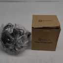 Brightown Outdoor String Lights, 50FT 25 G40 Bulbs Shatterproof Patio Lights, IP65 Waterproof Dimmable Hanging Connectable Globe LED Outdoor Lights for Backyard, Bistro, Porch, Deck, Balcony (Black)