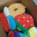 Charming Chorus 20-Pack Squeaky Dog Toys Set - Included 4 Dog Bags, Plush Puppy Toys with Irresistibly Cute Characters for Small Dogs, Interactive Dog Squeak Toys for Fun&Teeth Cleaning