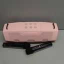 Karaoke Machine with Two Wireless Microphones - Portable 60W Powerful Bluetooth Speaker, Long Battery Life for Outdoor & Family Party, RGB Lights, PA System for Girls, Young Women - Pink