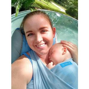 Water Baby Carrier, Baby Sling Carrier, Baby Wrap for Newborn, Infant, Toddler, Breathable Lightweight Stretch Mesh Water Sling, Nice for Summer, Pool, Beach, Swimming, Lakeblue Water Baby Carrier, Baby Sling Carrier, Baby Wrap for Newborn, Infant, Toddler, Breathable Lightweight Stretch Mesh Water Sling, Nice for Summer, Pool, Beach, Swimming, Lakeblue
