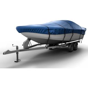 Seal Skin Covers Universal Boat Cover, Waterproof Marine-Grade Cover for 12'-14'L x 68" W (Beam), Heavy-Duty & UV-Resistant, Ideal for Bass Boats, V-Hull, Fishing & Runboat
