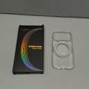 TORRAS 360 Magnetic Stand for iPhone 17 Pro Case, [Fit for MagSafe] [Rotatable Ring Kickstand] [4X Mil-Grade Shockproof] Slim Phone Cover, Camera Button, Crystal Clear, Transparent, Ostand O3 Fitness