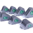 Primbarber Extra Long Mega Clipper Guards for Wahl 10 12 14 16 18 20 Hair Clipper Guards 6pcs Extra Long Clipper Guard Attachments 2.5 Inch Clipper Guides Multiple Sizes Universal 2.5", 2.25", 2", 1.75", 1.5", 1.25" (Gray)