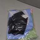 Ficerd 4 Pack Women's Cotton T Shirts Casual Short Sleeve Tunic Tops Crewneck Plain Summer Loose Fit Rolled Sleeve Basic Tee, Size Small (Black, Green, Pink, Blue)