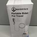 Portable Bidet for Travel, 1600mAh Electric Handheld Bidet with 2.5L Tank