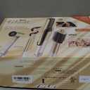 Shark Glam Ceramic & Powerful Air Styling & Drying System, with Silki Straightener & Shark Glossi Air Glosser, for Drying, Curling, Straightening & Glossing, Gold, HD6051S (Straight & Wavy Hair)