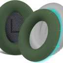 SOULWIT Silicone Ear Pads Cover Protector for Bose QuietComfort QC15 QC25 QC2 QC35 QC45/Ae2 Ae2i Ae2w/SoundTrue & SoundLink AE Headphones Cushions, Sweatproof, Easily Washable - Cypress Green