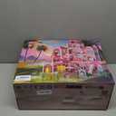 Villa Playset for Girls Ages 3-7, 4-Story 12 Room House with 2 Dolls, Furniture and Accessories, Indoor Playset Girls Toys for Ages 6-8, Pretend Toddler Toy, Birthday Gifts for Kids 4-8