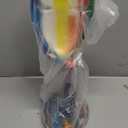 suruim Simple Creative Colorful Female Face Art Statue Thinker Sculpture Abstract Character Crafts Ornament Home Office Bedroom Living Room Study Decoration (Large 15.3x4.9x4.9in)