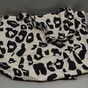 WLLWOO WLLWOO Yoga Bags for Women with Yoga Mats Bags Carrier Carryall Canvas Tote for Pilates Shoulder for Travel Office Beach Workout (leopard)