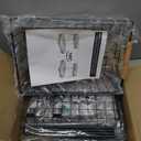 PXRACK Under Sink Organizer, Adjustable Height, 2 Tier Pull Out Under Cabinet Organizer, Slide Out Thickened Metal Under Sink Storage for Kitchen Bathroom Laundry Pantry Cabinet, Black, Large-1-Pack