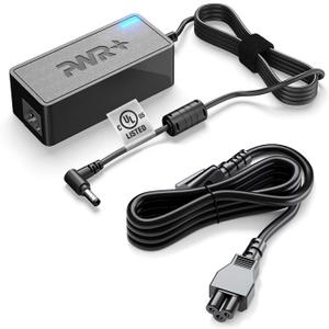 AC Adapter for ASUS Monitor, MSI Optix Power Supply: UL Listed 65W Extra Long 12 Ft Cord TUF Gaming VS228H-P VS239H VG245H VS248H-P VG278Q MX279 MX279H MX239H VX228H VX238H VX248H ROG Swift PG278Q