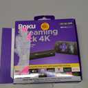 Roku Streaming Stick 4K - HDR & Dolby Vision Roku Streaming Device for TV with Voice Remote & Long-Range Wi-Fi - Free & Live TV