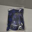 Malier Classic Plaid Fleece Dog Jacket with Pocket - Windproof Warm Coat Vest for Large Dogs (Blue, Large)