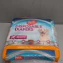 Simple Solution Disposable Dog Diapers, Female Dog Diapers, Puppy Potty Training, Incontinence and Heat Cycle Protection, Large Diapers for Dogs, 18-27 Inch Waist, 30 Count