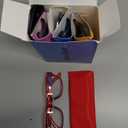 6 Pack Reading Glasses for Women Men Blue Light Blocking Spring Hinge Computer Readers, Anti Eyestrain/Glare, +3.00