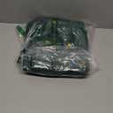 Tudomro 4 Pcs 2 Style Christmas Tree Throw Pillow Covers 20 x 20 Inch 3D Embroidered Soft Faux Fur Green Christmas Tree Design Pillowcases for Sofa Couch Bed Home Winter Holiday Xmas Decor