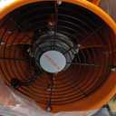 Utility Blower Fan 12 Inch, 550W High Velocity Ventilator with Duct Hose, Low Noise Portable Ventilation Fan, Fume Extractor for Exhausting & Ventilating at Home and Job Site (12IN FAN+25FT HOSE)