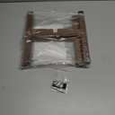 Adjustable Plant Stand Indoor, Bamboo Mid Century Modern Plants Stands, Stable Plant Holder, Fit 8 9 10 11 12 inch Pots (Pot & Plant Not Included) (Walnut)