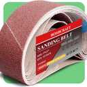 Boshcraft 21 Pack 3 x 21 Inch Sanding Belts, 3x21 Belt Sander Sanding Belts 40/60/80/120/180/240/400 Grits Assortment Sanding Belt for Belt Sander Knife Sharpening Woodworking Metal Polishing