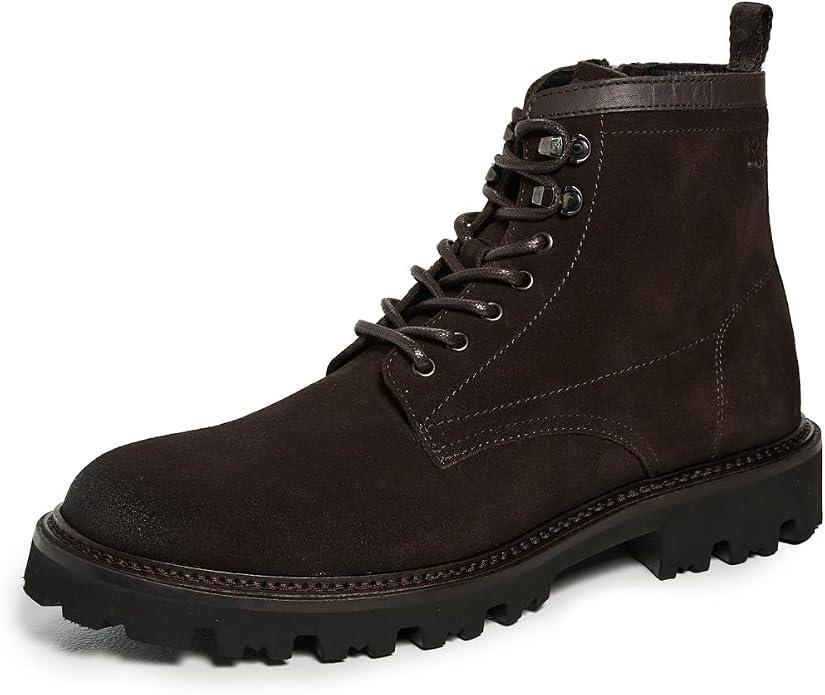 BOSS Women's Jul Suede Lace Up Boot, US 7