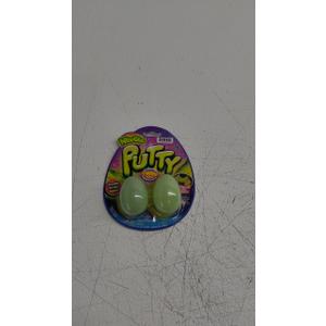 JA-RU Glow in The Dark, Glitter, & Neon Colored Putty Set. (1 Packs of 2) Squishy Bouncy Slime for Kids & Adult. Stress Relief Sensory Therapy Autism ADHD Toy. Party Favor Easter Noise Putty. 5052-6s