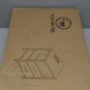 Yoobure Nightstand with Charging Station, LED Night Stand with Fabric Drawers and Storage Shelf for Bedroom, Nightstands Bedside Tables with USB Ports & Outlets, Small Night Stands, Bed Side Table (Black)