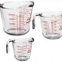 Anchor Hocking Glass Measuring Cups, 3 Piece Set 