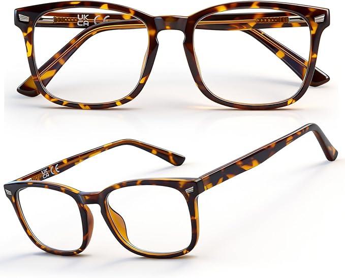 LianSan Sturdy Distance Glasses for Women Men - Short-Sighted Eyeglasses with Spring Hinge, Size: -1.0x